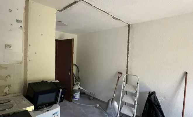 Démolition d’une cloison au Mont-saxonnet, Thonon-les-Bains, FHB Services